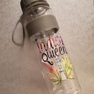 Colorful Indica Queen, Empty- Reusable Water Bottle